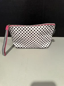 Lancome pink pika dot cute cosmetic bag purse Makeup Bag - Picture 1 of 4