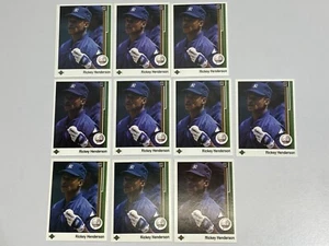 (10) 1989 Upper Deck RICKEY HENDERSON #210 New York Yankees HOF *FREE SHIPPING* - Picture 1 of 2