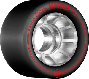 Rueda Rollerbones Nitro 59mm 94a - Negra (Juego de 8) - Imagen 1 de 1