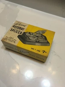 Vintage Hollywood Automat Splicer in Original Box~8mm & 16mm Movie Film Editing - Picture 1 of 12