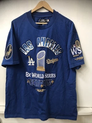 Pro Standard Los Angeles Dodgers 8x 2024 World Series Champions Tee T-shirt M - Image 1 of 4