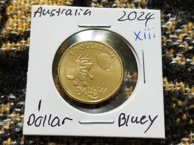 Australia 1 Dollar 2024 Almost Uncirculated - Bluey - xiii - Image 1 of 2