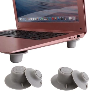 Radiative Invisible Notebook Holders Mini Self Adhesive Laptop Stand Keyboard - Photo 1/12