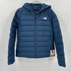 Chaqueta con Capucha The North Face Aconcagua 3 Plumones Azul M Para Mujer Cremallera Completa Aislada - Imagen 1 de 12