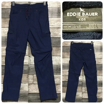 Pantalones Cortos Jogger Convertibles Eddie Bauer Azul Marino Juvenil M 10-12 (Entrepierna 24) Foto 1 de 4