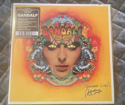 GANDALF S/T LP Clear vinyl signed by Peter Sando Limited To 50 Numbered 24/50 - Image 1 of 4