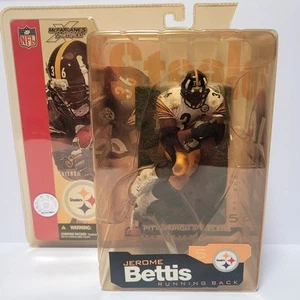 McFarlane NFL Series 5 Jerome Bettis Pittsburgh Steelers White Jersey Variant - Picture 1 of 3