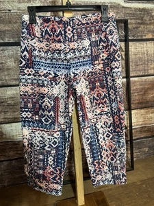 New Directions Pull-on Elastic Waistband Ankle Pants Size 10 19.5” Inseam - Picture 1 of 3