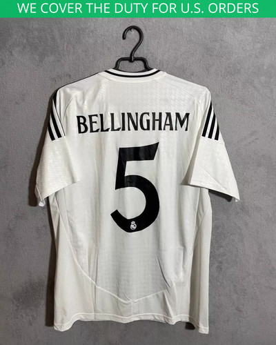 2025/26 Real Madrid XL Home Bellingham #5 Jersey | eBay