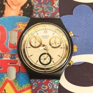 Reloj Swatch AWARD SCB108 1992 Cronógrafo Nuevo Antiguo Stock - Imagen 1 de 7