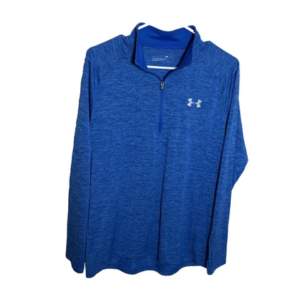 Sudadera Under Armour Para Hombre Mediana Suelta Heatgear Ligera 1/4 Cremallera Foto 1 de 4