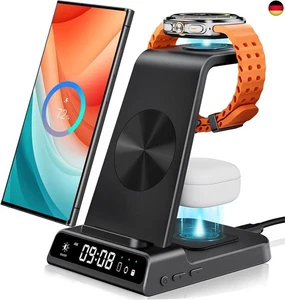 Induktive Ladestation für Samsung S25 Ultra, leQuiven 3 in 1 Kabelloses  - Bild 1 von 7