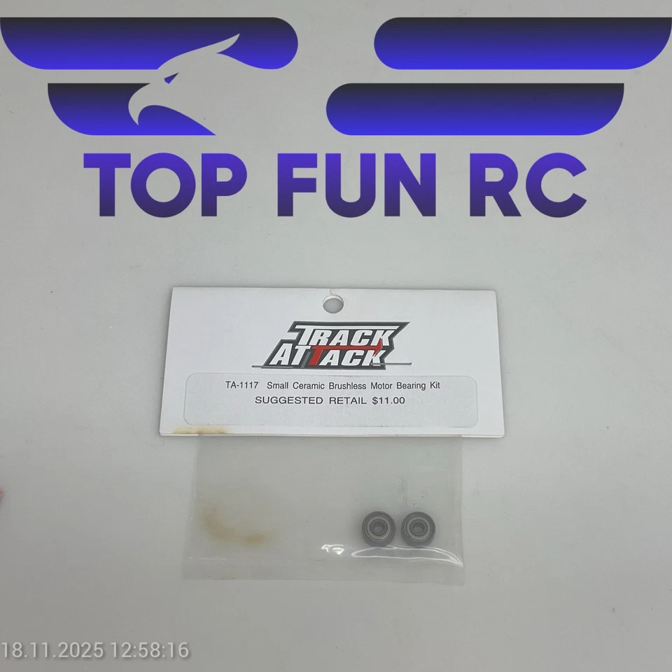 TRACK ATTACK TA-1117 SMALL CERAMIC BRUSHLESS MOTOR BEARING KIT  - Image 1 of 1