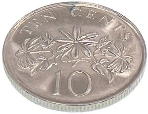 World Coin:  2003 Singapore - 10 Cents - Circulated (SKU 364) - Picture 1 of 4