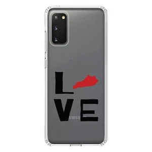 Clear Case for Galaxy S (Pick Model) Kentucky Love Black & Red - Picture 1 of 12