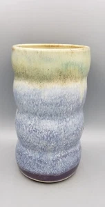 Art Pottery Vase Tumbler Pencil Holder, Signed And Dated 2011 - Picture 1 of 4