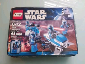 Lego Star Wars: Mandalorian Battle Pack #7914 New in Box SEALED Damaged Box - Picture 1 of 16