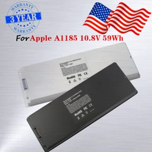 Battery For Apple MacBook 13" A1181 A1185 MA561 MA566 2006 2007 2008 2009 59Wh - Picture 1 of 11