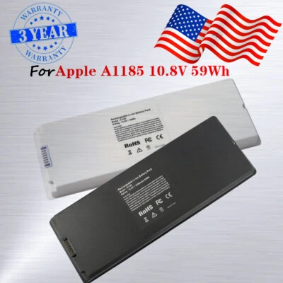 Batería Para Apple MacBook 13" A1181 A1185 MA561 MA566 2006 2007 2008 2009 59Wh Foto 1 de 4