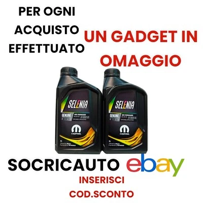 2 Litri Olio Motore Petronas Selenia WR Forward 0W30 MOPAR FIAT 955535-DS1 C2