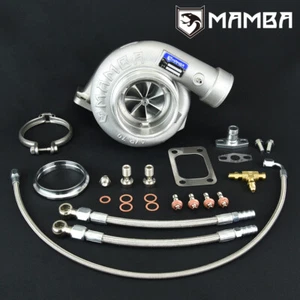 MAMBA 7+7 4" A/R.70 Twisted AS Ball Bearing Turbocharger GTX3584R .82 T3 V-Band - Picture 1 of 8