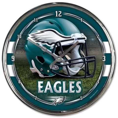 NFL Philadelphia Eagles Chrome Clock Cover