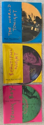 Paul McCartney The World Tonight - Beautiful Night - Young Boy 3 Picture Discs