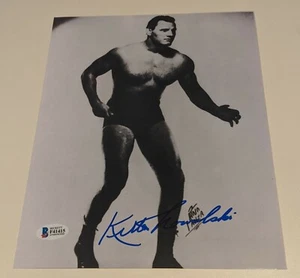 Killer Kowalski The Executioner TNA ECW WWE WWF WCW NWA AWA WWWF signed auto coa - Picture 1 of 4