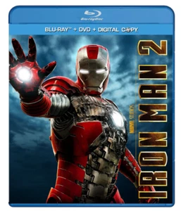 Iron Man 2 (Blu-ray/DVD, 2010, Includes Digital Copy) 3 disc BRAND NEW SEALED - Foto 1 di 3