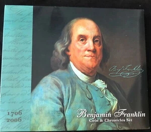 2006 Benjamin Franklin Coin & Chronicles Set - Picture 1 of 9