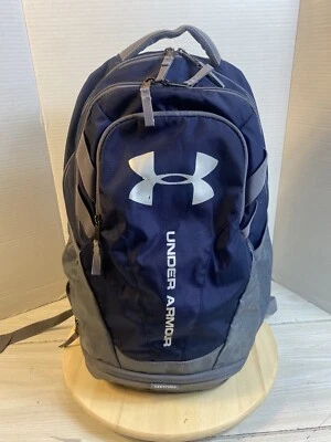 Under Armour UA Storm Hustle 5.0 Backpack Back Pack  Blue - Image 1 of 4