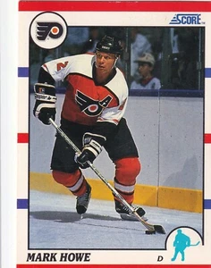 1990-91 Score #92 Mark Howe Philadelphia Flyers + (Yes 4 Free Mystery Cards) - Picture 1 of 2