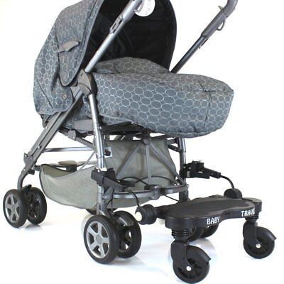 Black Childs Ride On Buggy Stroller Board To Fit Stroller Pushchairs & Prams • 35.76£