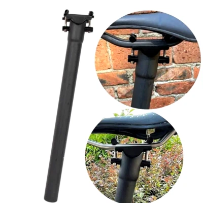 Tija de sillín de fibra de carbono ELITA ONE ultraligera MTB bicicleta de carretera tubo textura UD Foto 1 de 4