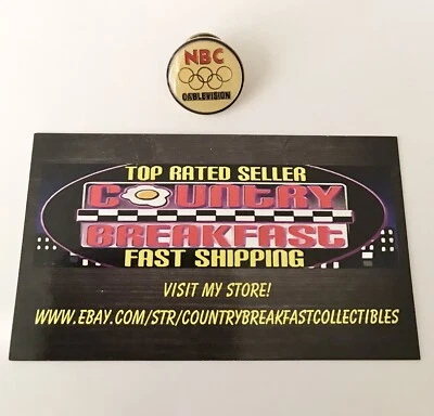 Vintage Team USA Olympics NBC Cablevision Olympic Games Hat Lapel Pin Nice! - Image 1 of 2