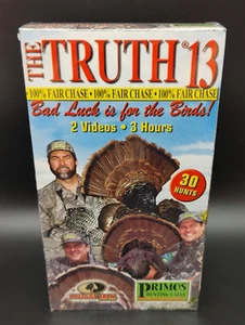 Turkey Hunting VHS 2 Tape Set THE TRUTH 13 PRIMOS Hunting Calls New & Sealed! - Picture 1 of 6
