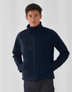 B&C Mens X-Lite 3-Layer Softshell Winter Jacket For Mens Outdoor Warm Coat - Picture 1 of 4