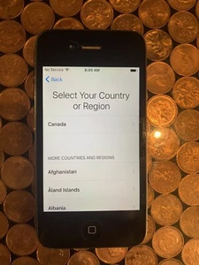 Apple iPhone 4s Noir Modèle A1387 NON TESTÉ EN L'ÉTAT. - Photo 1 sur 12