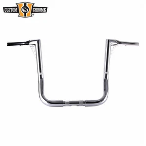 1-1/2" Fat 16" Rise Chrome Handlebar Fit For Harley Street Electra Road Glide FL - Picture 1 of 1