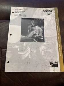 Manual de servicio de mantenimiento y reparación de ejes Spicer I60 I80 I100 OEM envío gratuito - Imagen 1 de 3