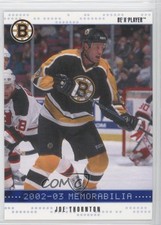 2002-03 ITG Be A Player Memorabilia Sapphire /100 Joe Thornton #122