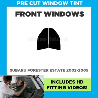Pre Cut Window Tint For Subaru Forester Estate 2002-2005 - Front Windows - Image 1 of 4