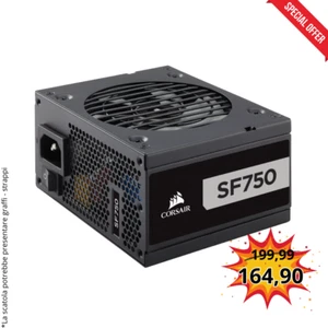 ✅ Alimentatore modulare Corsair SF Series SF750 750W 80 Plus Nero RPS0115 - Photo 1/7