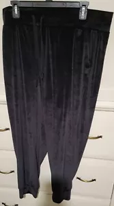 Pantalones de terciopelo negro para mujer Victoria's Secret talla XL - Imagen 1 de 3