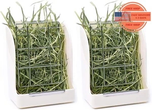 Comedero de heno para conejos, cobayas y chinchillas: minimice los desperdicios - Picture 1 of 7