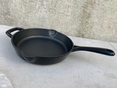 Cook's Essentials CE 10.5" Pan Deep Skillet Premium Enameled Cast Iron Black New - Image 1 of 4