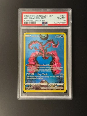 Galarian Moltres SWSH284 SWSH: Sword & Shield Promo Cards Holo PSA 10 Gem Mint - Image 1 of 2