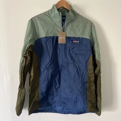 Patagonia Houdini Stash Half Zip Pullover Men Medium Clement Blue FA25 23410 NEW - Image 1 of 3