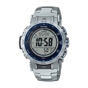 Brand-New Casio PRO TREK PRW-31YT-7JF Solar Radio Watch with Titanium Band - Picture 1 of 3