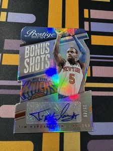 2014-15 Panini Prestige Bonus Shots Auto Red Plus/49 Tim Hardaway Jr #13 automático - Imagen 1 de 3